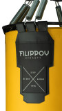 Боксерский мешок FILIPPOV 110см/45см/48-50кг зеленый