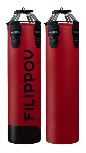 Боксерский мешок FILIPPOV 110см/45см/48-50кг зеленый