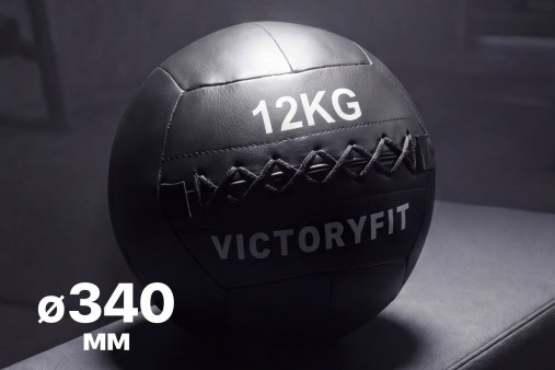 Мяч тренировочный (Wall Ball) 12 кг VictoryFit VF-WBA120