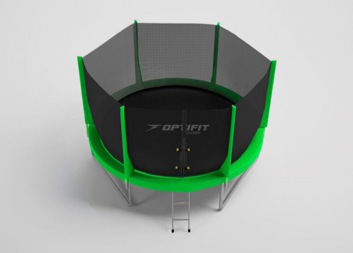 Батут OptiFit Jump 16FT 486 см (зеленый)