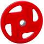 Диск обрезиненный PROFI-FIT олимпийский FASSION D-51, 25 кг (красный)