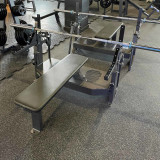 Скамья-стойка домкратная для жима лежа со страховочными упорами DHZ Olimpic Bench