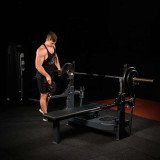 Скамья-стойка домкратная для жима лежа со страховочными упорами DHZ Olimpic Bench