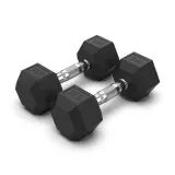 Гантель 9 кг гексагональная VictoryFit VF-H090 обрезиненная