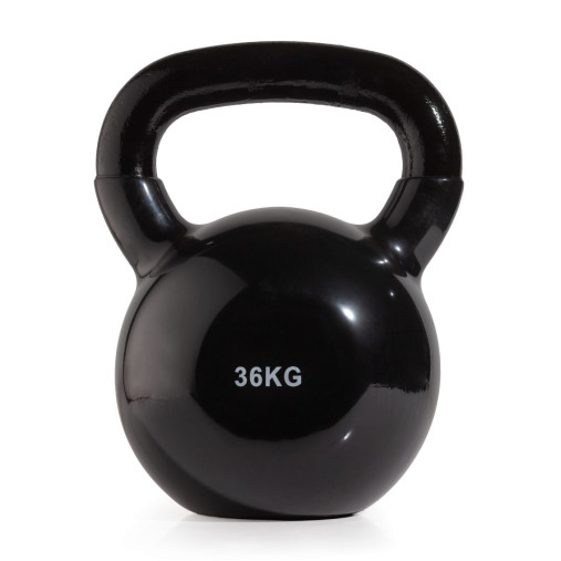 Гиря чугунная винил 36 кг (модель: К-4) VictoryFit VF-KV360